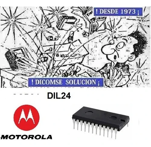 Mc68b50 Cp 68b50 Communications Interface,dil-24 0