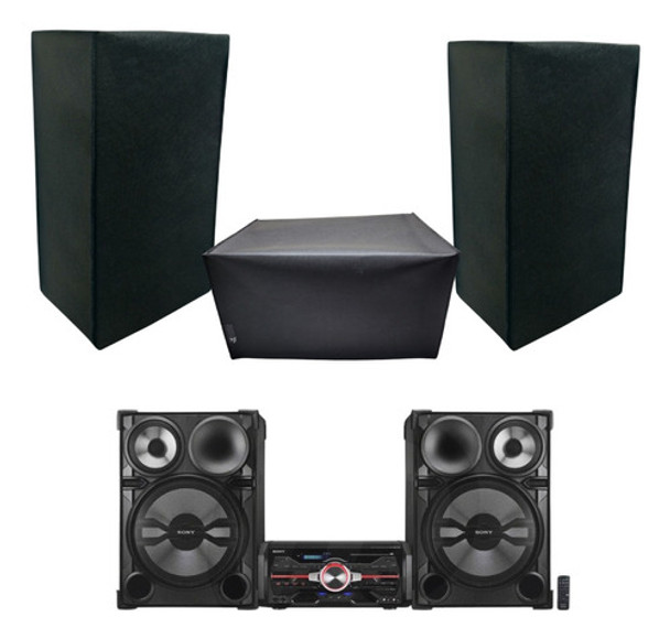 Kit Capas Mini System Sony Fst-sh2000   Resistente A Água 0
