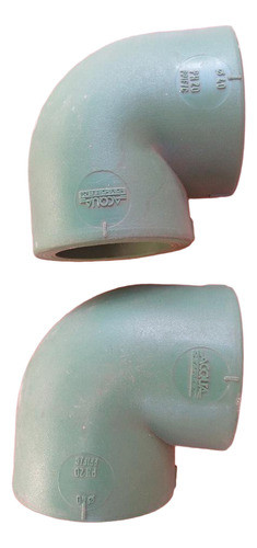 Codo 40mm A 90 Acqua System Termofusión X 9 Unidades 0