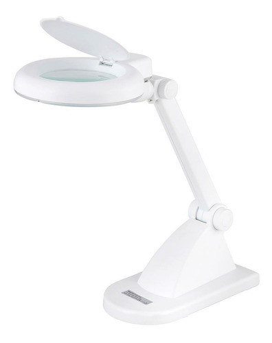 Lupa De Mesa Con Luz 12w Bifocal 3x 8x Codigo 201t 0