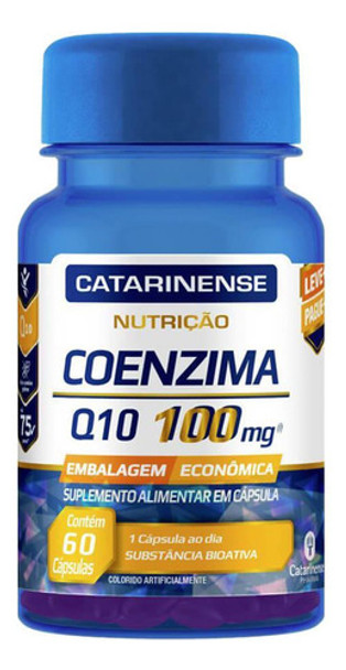 Coenzima Q10 Nutrição 100mg Com 60 Cápsulas 0
