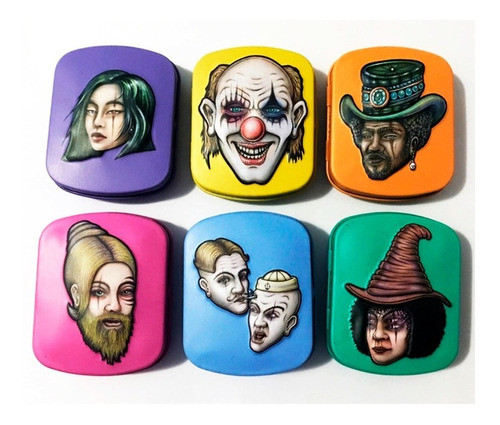 Mini Tin Box - Lata De Guardado - Lion Rolling Circus 0