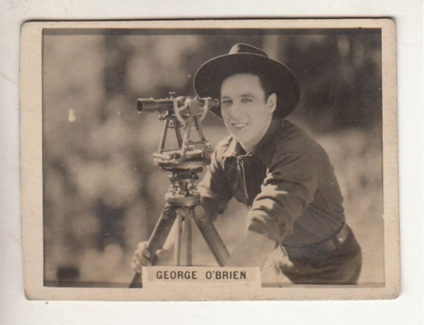 Cromo Vintage Cine George O Brien Publicidad Crack Uruguay 0