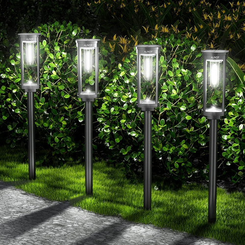 ~? Alfiot Solar Pathway Lights Solar Outdoor Lights Pathway 0