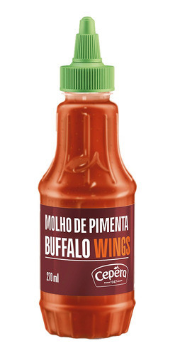 Salsa Buffalo Wings 270ml Cepera Origen Brasil 0