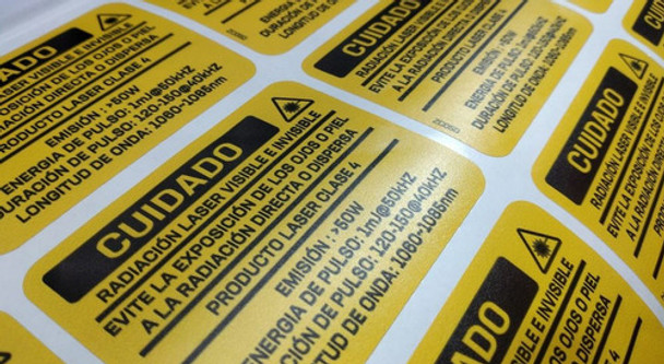150 Etiquetas Autoadhesivas Stickers Resistente Agua 4x4 Cm 0