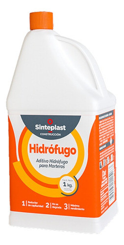 Hidrófugo Int Ext Impermeabilizante Morteros 1 Lt X 6 Uni. 0