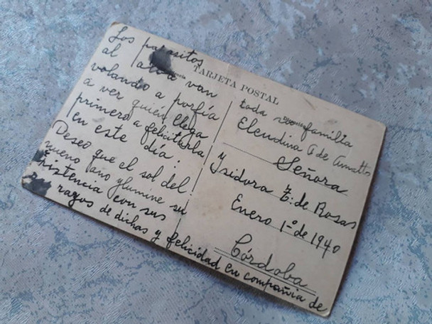 Postal Antigua Cordoba Cascada De Thea 0