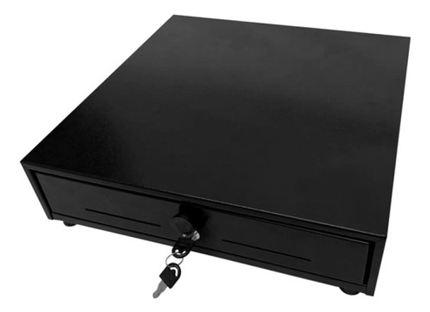 Gaveta Registradora Preta Comercio Supermercado Com Chave 0