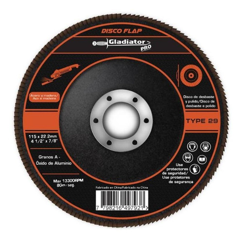 Disco Flap Concavo De Debaste G36 Gladiator G P 0