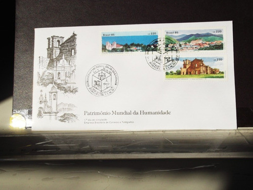 Envelope - Patrimônio Mundial Da Humanidade - Fdc 0