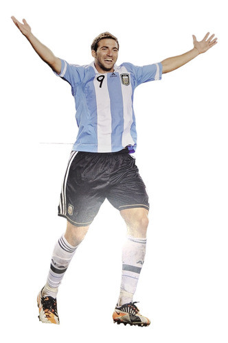 Mini Poster Gonzalo Higuain  43 X 30 Satinado 0