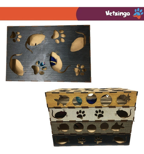 Juguete Intereractivo Con Pelota Para Gatos 0