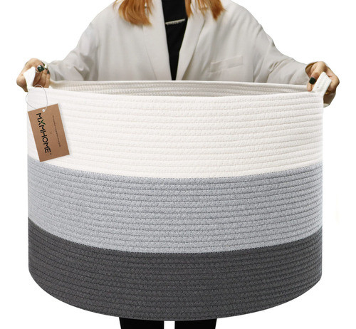 Mxmhome Cesta Extra Grande Para Mantas, Para Sala De Estar, 0