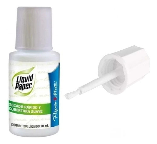 Corrector Liquido Frasco C/pincel Liquid Paper 20ml X 5 Uni 0