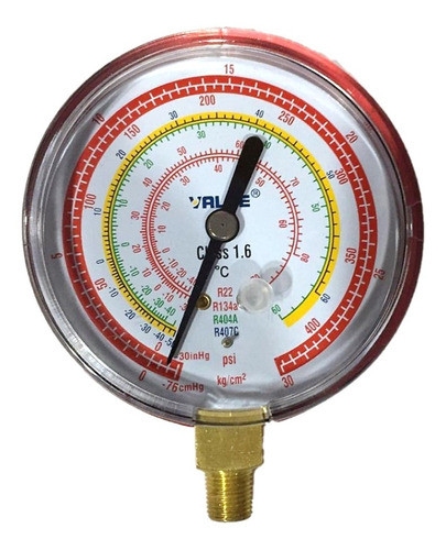 Manómetro De Alta Presión Para R22 Vmg2 Marca Value 0