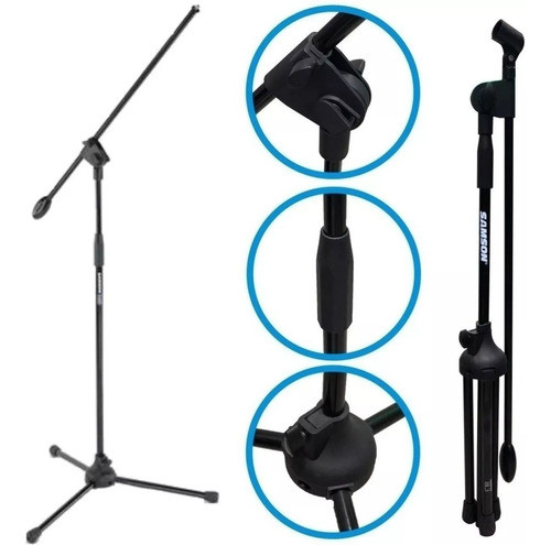 Pie Samson Para Microfono Boom Bl-3 Soporte Cantantes Mic 0
