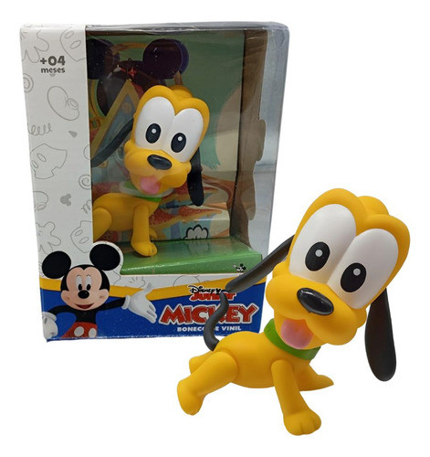 Boneco Pluto Mickey E Amigos Disney Jr Vinil - 12cm - Lider 0