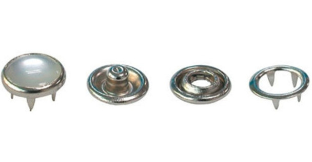 Broches Doble Aro Perla 11mm X 100 Unidades 0