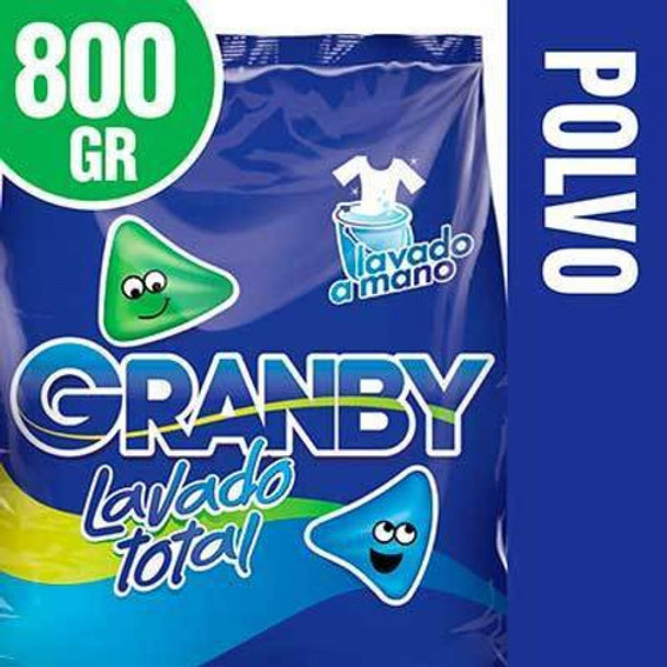 Pack X 6 Unid. Jabon En Polvo  Regular 800 Gr Granby Pro 0