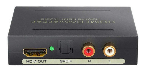 Extrator Hdmi Audio Splitter Spdif Óptica + Rca 0