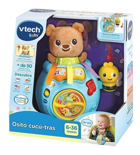 Osito Cucu Tras Peluche Interactivo Vtech 0