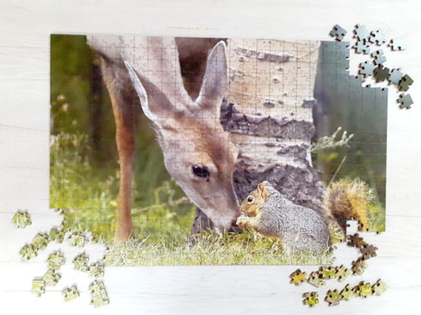 Puzzle  Personalizado Con Caja Madera 46x30 500 Piezas 0