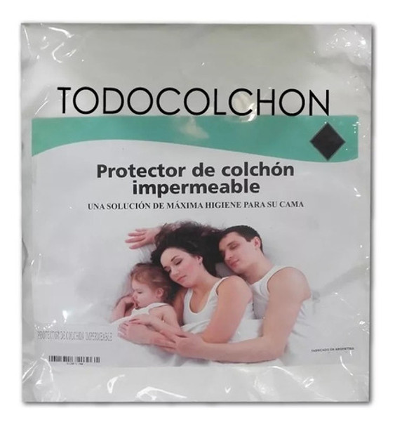 Cubre Colchon Sabana Impermeable Ajustable 200x160 Queen 0