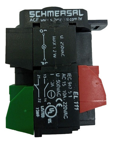 Comutador Schmersal El111 Ac15 10a 500vac 0