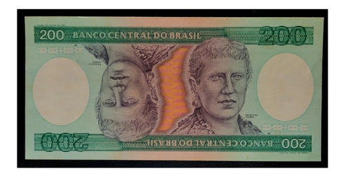 Brasil 200 Cruzeiros 1984 Sc Pick 199b 0