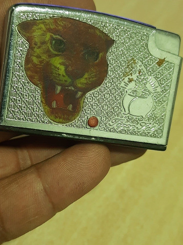 Isqueiro Antigo Antigo Tiger Fet 0