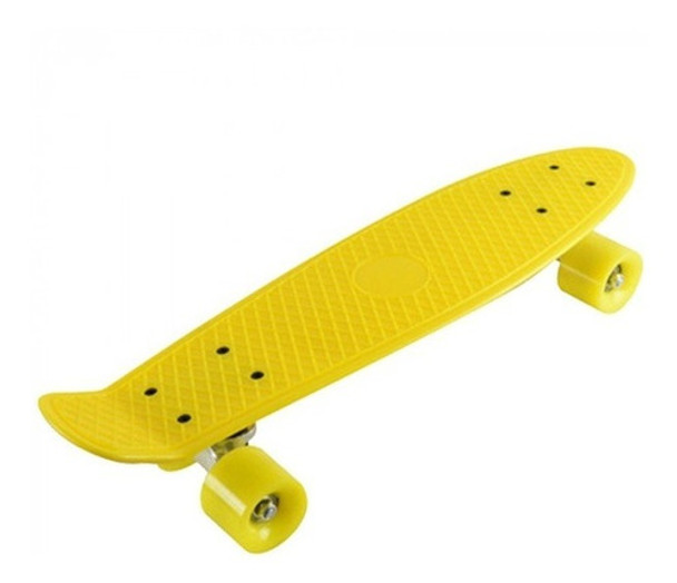Skate Longboard Amarillo Longo 68cm X 19cm Serie 1 Patonas. 0