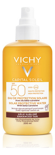 Vichy Agua Protectora Potenciadora De Bronceado Fps 50 0