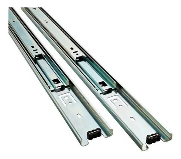 Corrediça Gaveta Trilho Telescópico 25cm C/ Parafusos 0