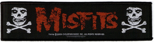 Patch Microbordado - Misfits - P10 - Patch Comprido Oficial 0