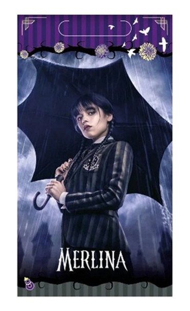 Bolsita Sorpresa Para Cumpleaños X 10u - Merlina Addams 0