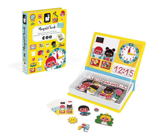 Juego Magnetico Reloj Janod J02724 0