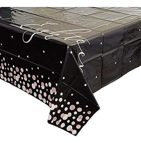 Cubiertas De Mesa De Plástico Sparkle And Bash 18th Birthday 0