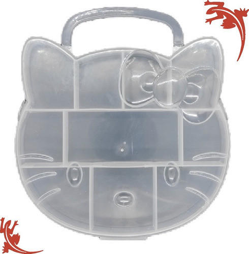 Cajita Plastica  Divisiones P/ Kit Bijou ,oferta 10 Unidades 0