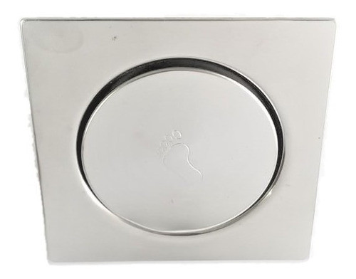 Rejilla Acero Inox 20x20cm Con Tapón Sistema Click Clack 0