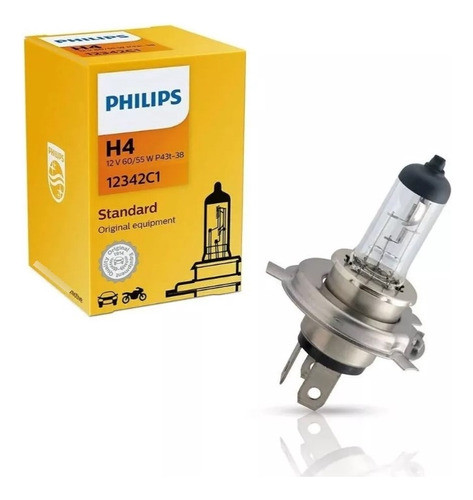 Lampara H4 12v Philips 60/55 W 0