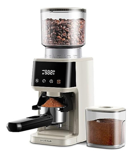 Shardor Molinillo De Café Eléctrico Con Rebabas 0