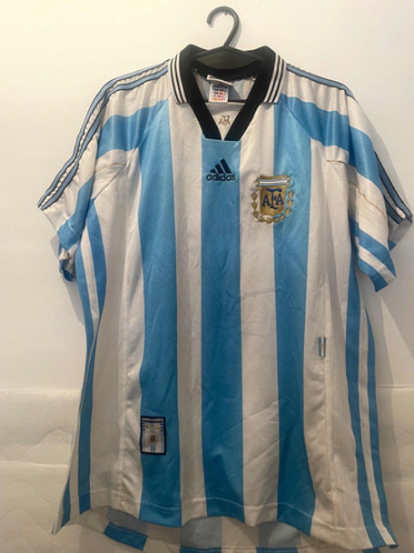 Camiseta Selección Argentina Afa 1998 Talle 4 L De Colección 0