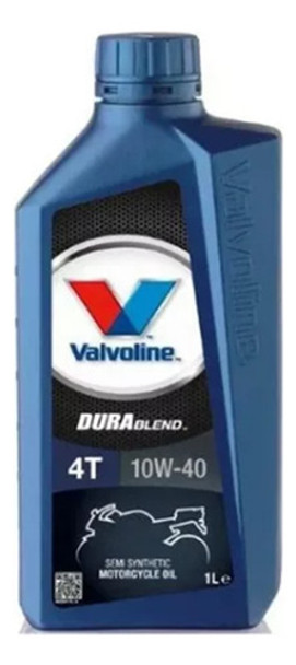 Aceite Valvoline Durablend 4t 10w40 Semisintetico Moto X 1l 0
