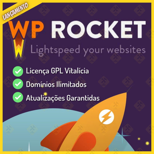 Wp Rocket Full Licença Vitalícia Envio Imediato 0