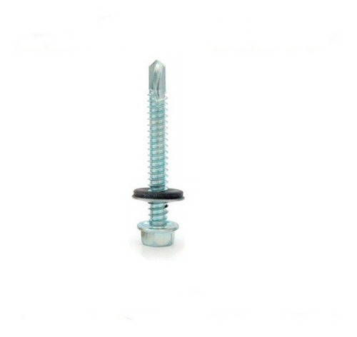 Tornillo Chapa Para Taladro Facil 100 U 6.3x60mm Hexagonal 0