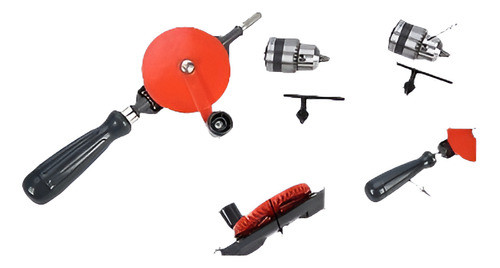 Manual De La Mano 3/8-inch(1.5-10mm) De Taladro Engranajes D 0