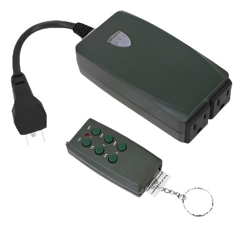 6 Clave De Control Remoto Inalámbrico Interruptor Doble Ench 0