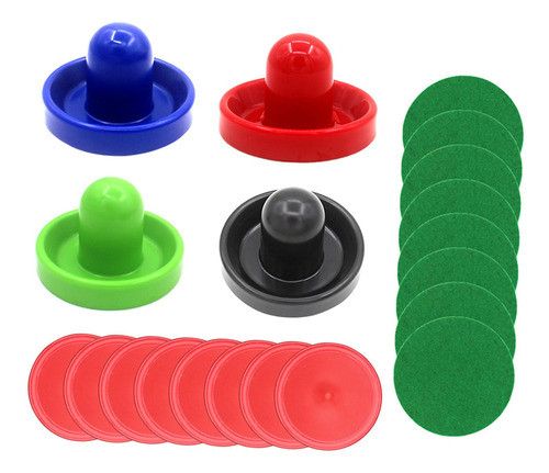 Mini Empurradores De Hóquei De Ar E Discos De Estilo E 0