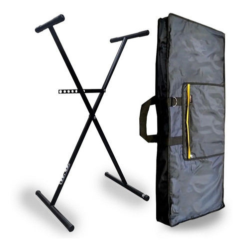 Funda + Soporte Para Teclado  De 5 Octavas 0